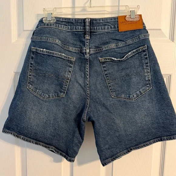 Lucky Brand Dark Blue Jean Shorts - Picture 2 of 4